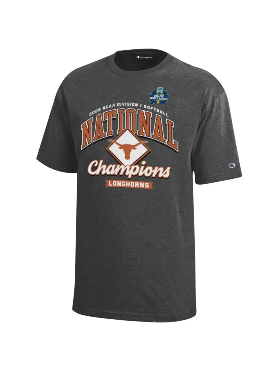 Футболка с принтом Texas Longhorns 2026 NCAA Softball Champion
