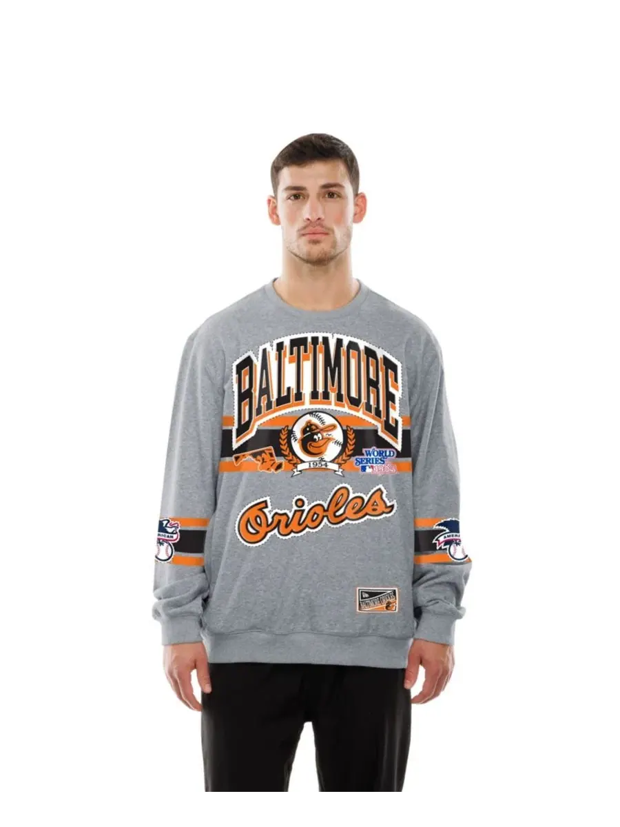 Свитшот с принтом Sport Classics Baltimore Orioles New Era