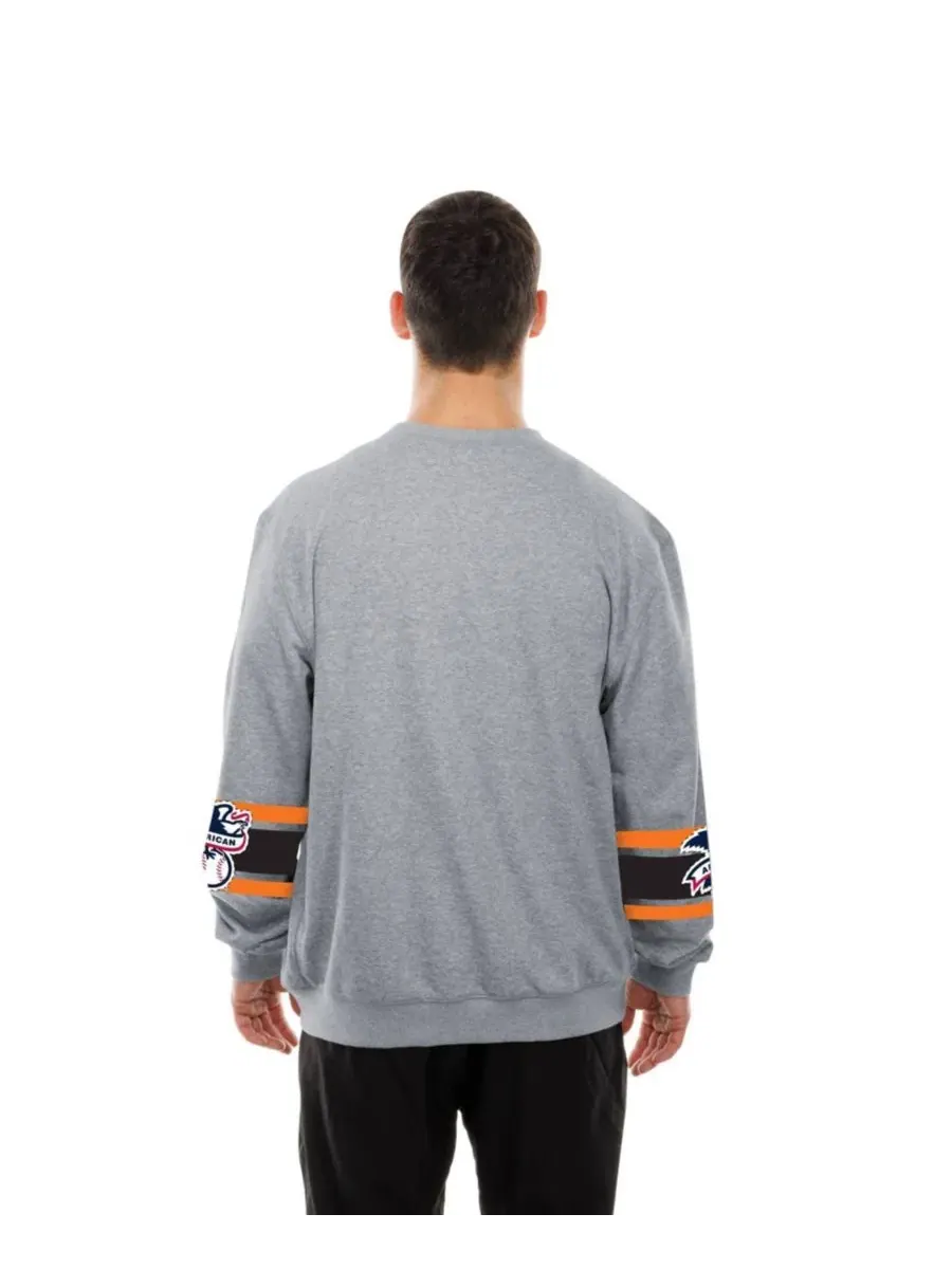 Свитшот с принтом Sport Classics Baltimore Orioles New Era — изображение 2 из 4, серый