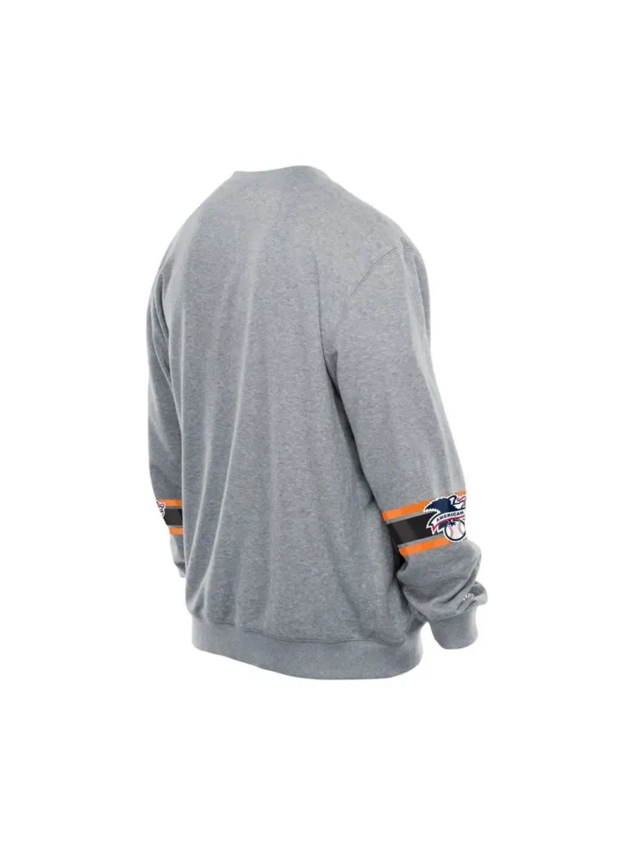 Свитшот с принтом Sport Classics Baltimore Orioles New Era — изображение 4 из 4, серый