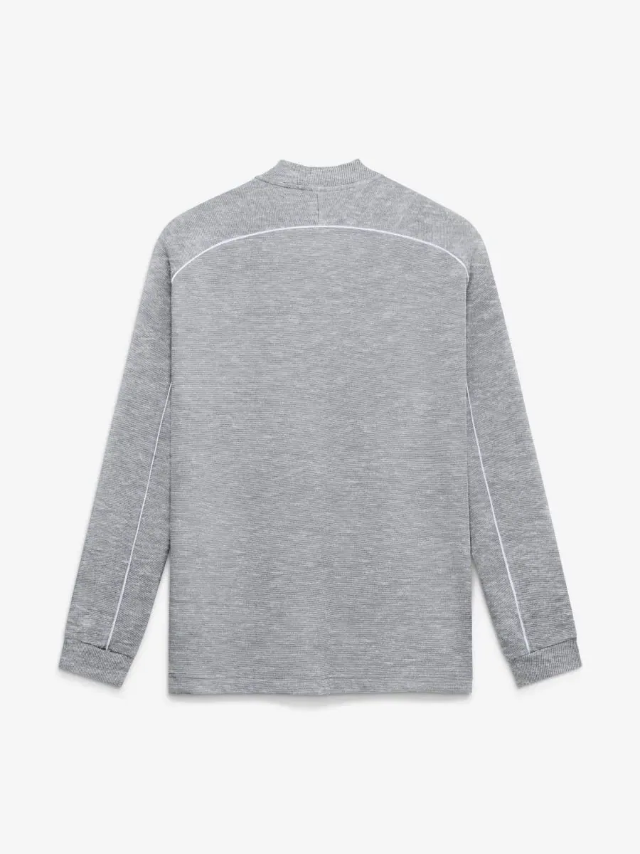 Пуловер с полузастежкой Therma-FIT Golf Par 5 Nike — изображение 2 из 2, серый