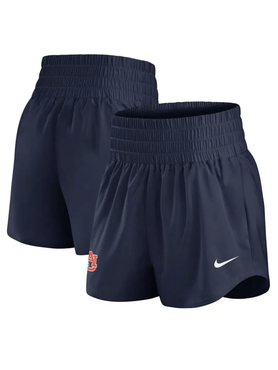 Шорты с высокой посадкой Nike Auburn Tigers Performance One Dri-FIT