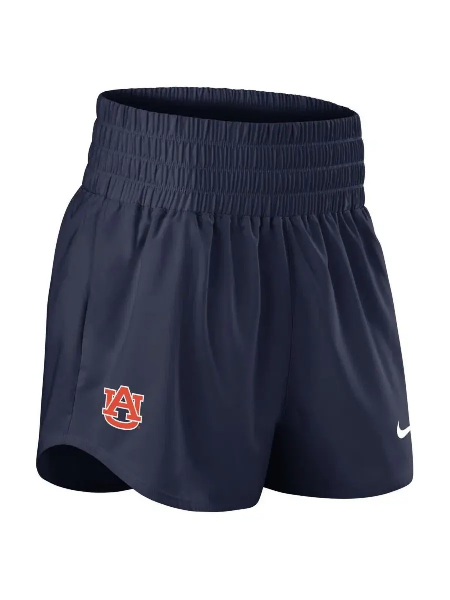 Шорты с высокой посадкой Nike Auburn Tigers Performance One Dri-FIT — изображение 4 из 5, темно-синий