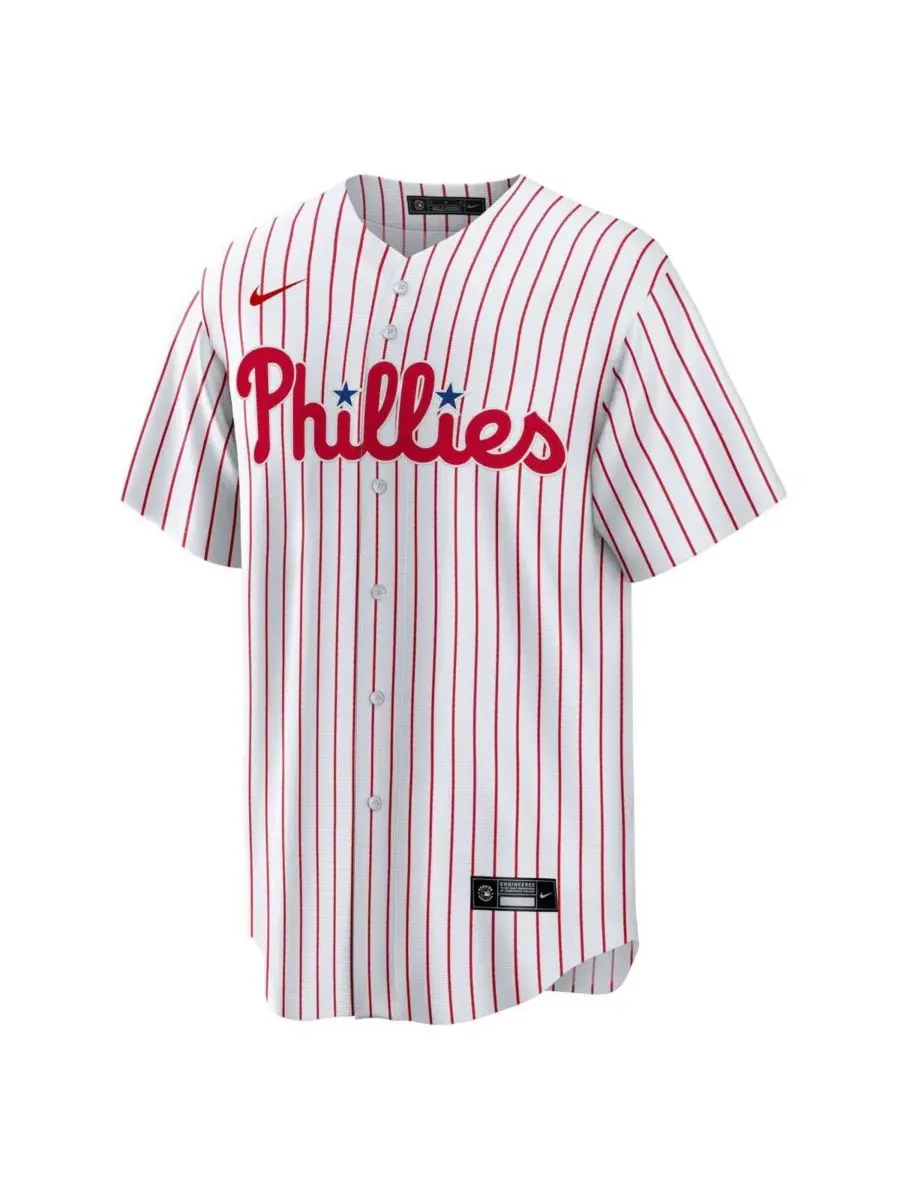 Бейсбольная джерси Nike MLB с именем и номером игрока, Bryce Harper Philadelphia Phillies — изображение 2 из 3, белый/красный