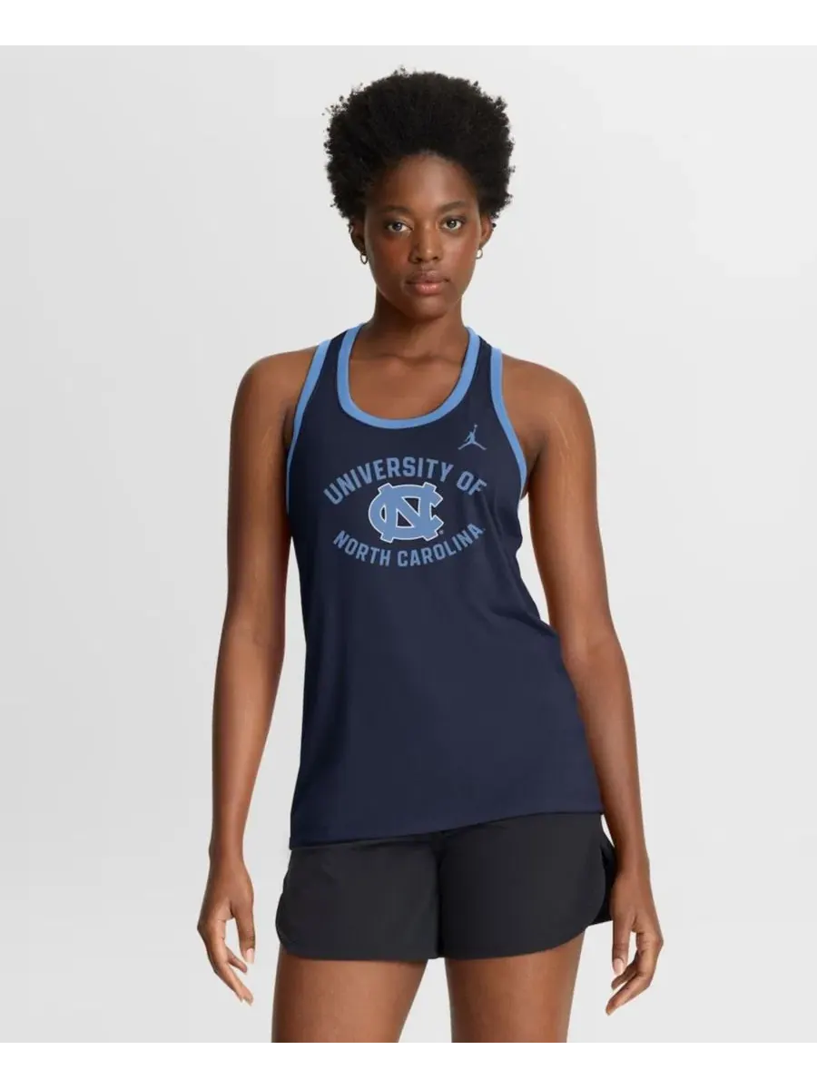 Майка-топ без рукавов с принтом Uni Name Tri-Blend Dri-FIT Racerback Tank Top Jordan