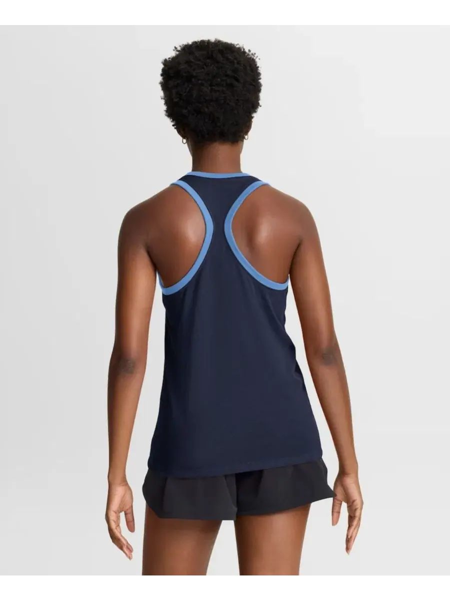 Майка-топ без рукавов с принтом Uni Name Tri-Blend Dri-FIT Racerback Tank Top Jordan — изображение 4 из 5, темно-синий