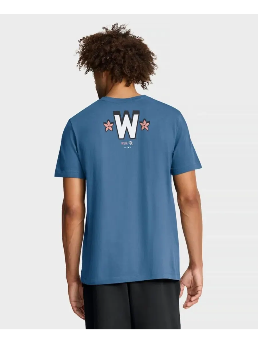 Футболка с коротким рукавом City Connect 2-Hit Nike — изображение 4 из 5, синий