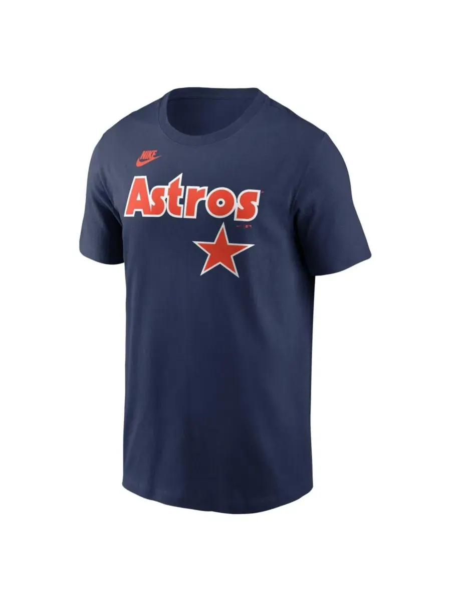 Футболка с длинным рукавом Craig Biggio Houston Astros Cooperstown Collection Name Number Nike — изображение 2 из 2