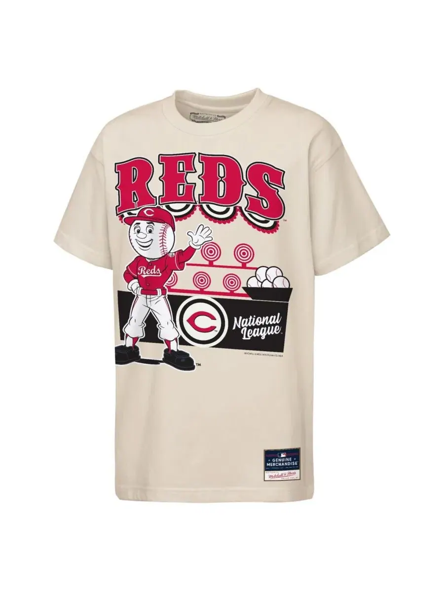 Футболка с принтом Step Back Up Mascot Mitchell & Ness