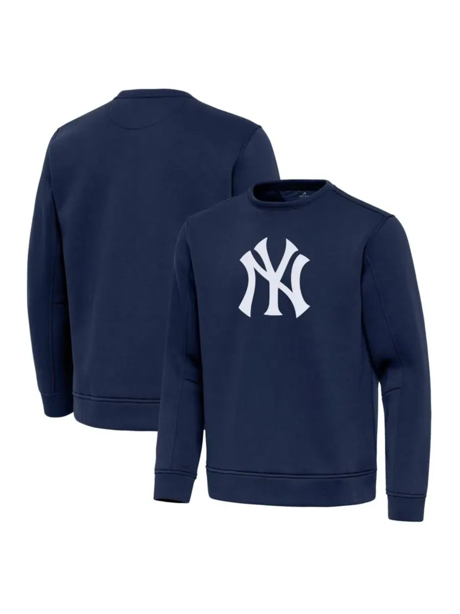 Легкий пуловер из флиса с длинным рукавом New York Yankees Relevant Antigua