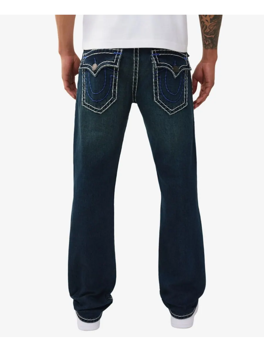 Мужские джинсы Ricky Straight Super T Flap True Religion, Riff Grunge Dark Wash