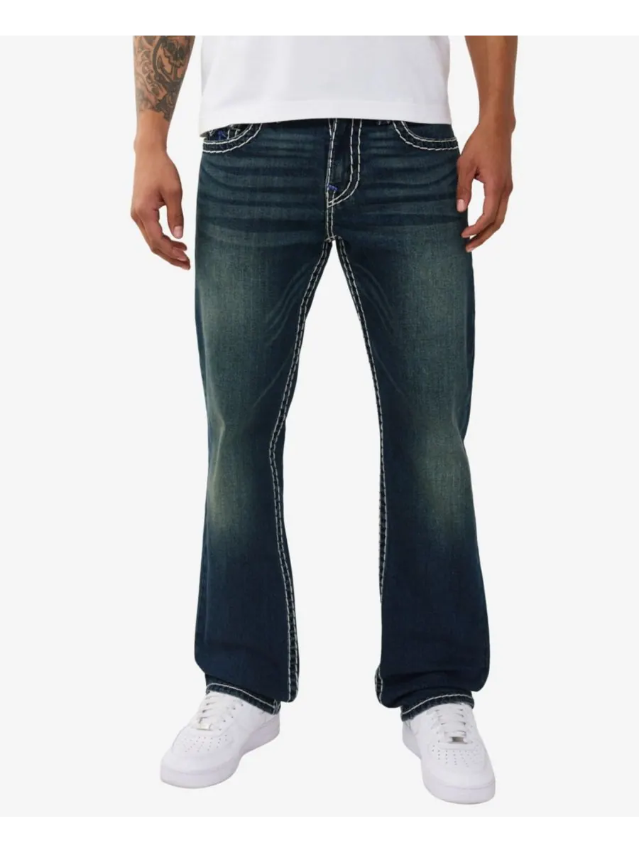 Мужские джинсы Ricky Straight Super T Flap True Religion, Riff Grunge Dark Wash — изображение 3 из 3