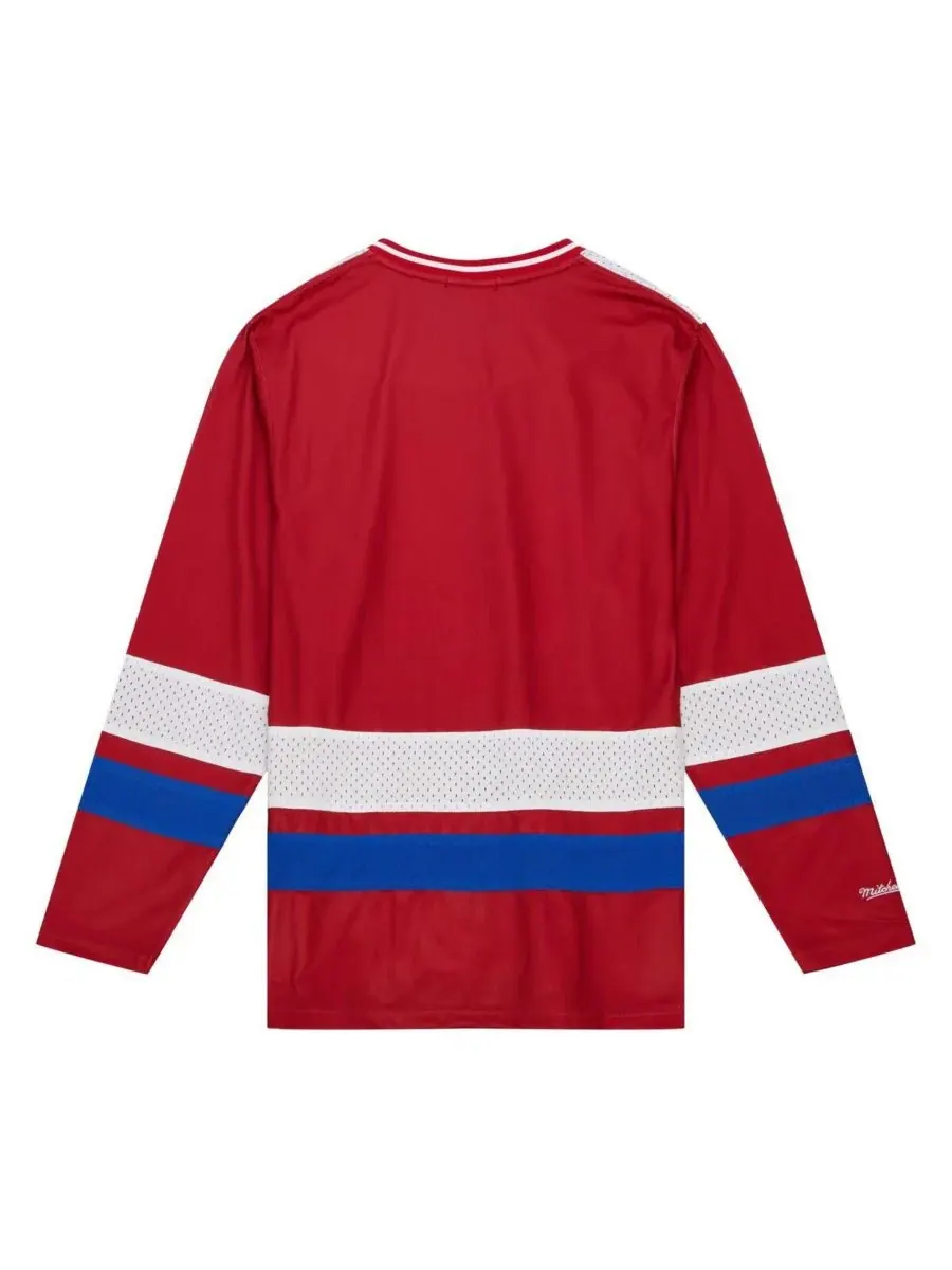 Mitchell & Ness Женская красная футболка с длинным рукавом Buffalo Bills Big Face 7.0 — изображение 2 из 3, красный