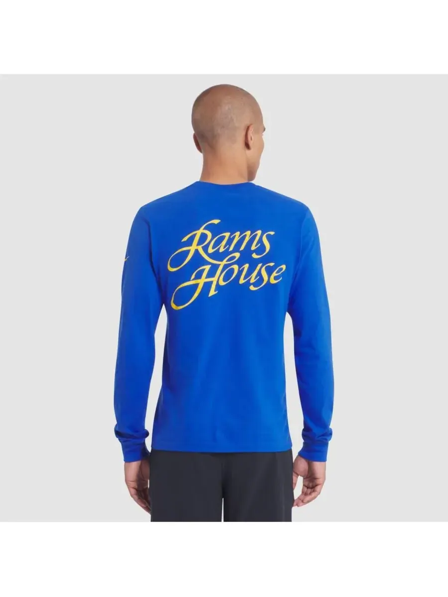Мужская футболка с длинным рукавом Royal Los Angeles Rams 2025 Rivalries Collection Essential Nike — изображение 2 из 3