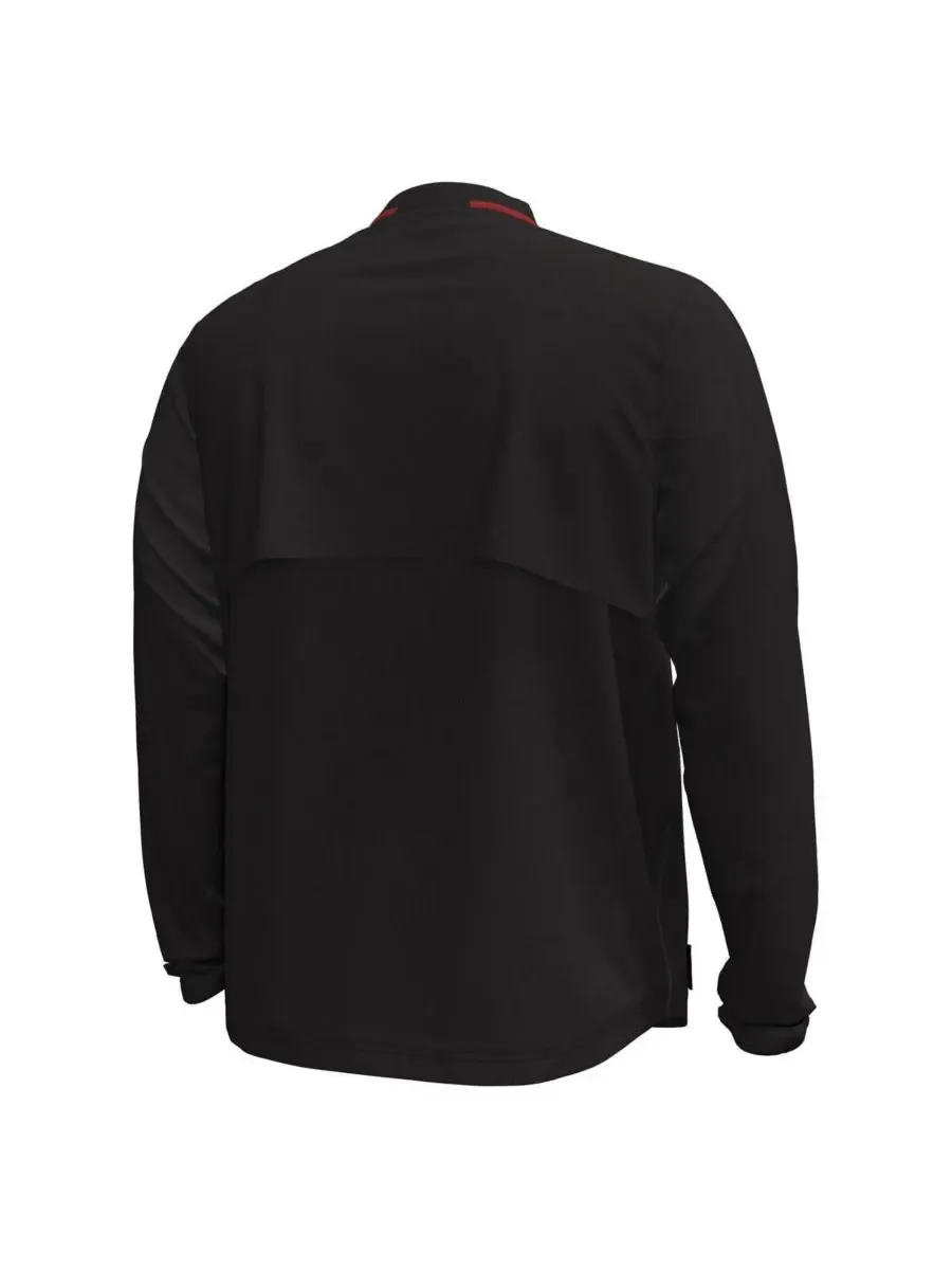 Under Armour Мужская черная куртка Under Armor Wisconsin Badgers Motivate с длинными рукавами и — изображение 2 из 3, черный