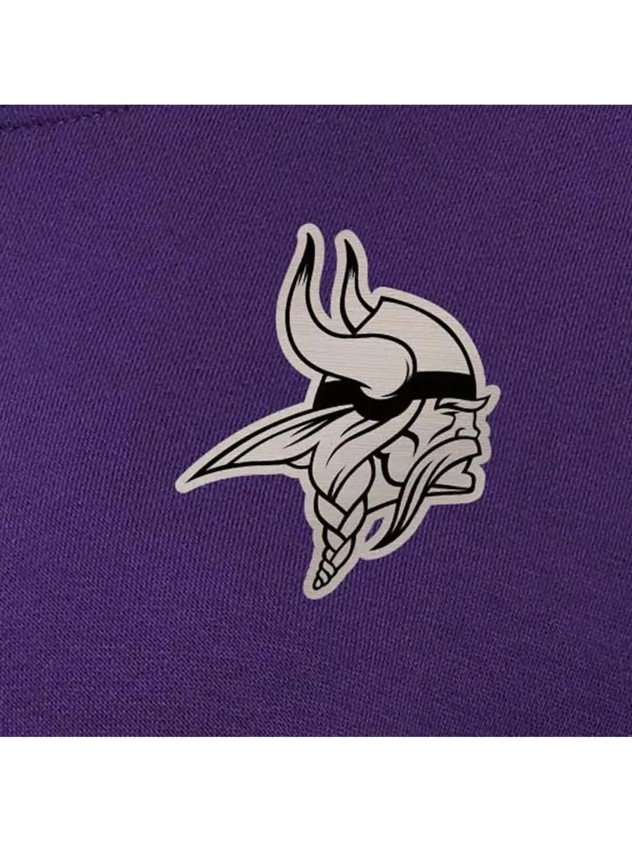 Antigua Женская фиолетовая толстовка с надписью «Minnesota Vikings Victory» — изображение 2 из 2, фиолетовый