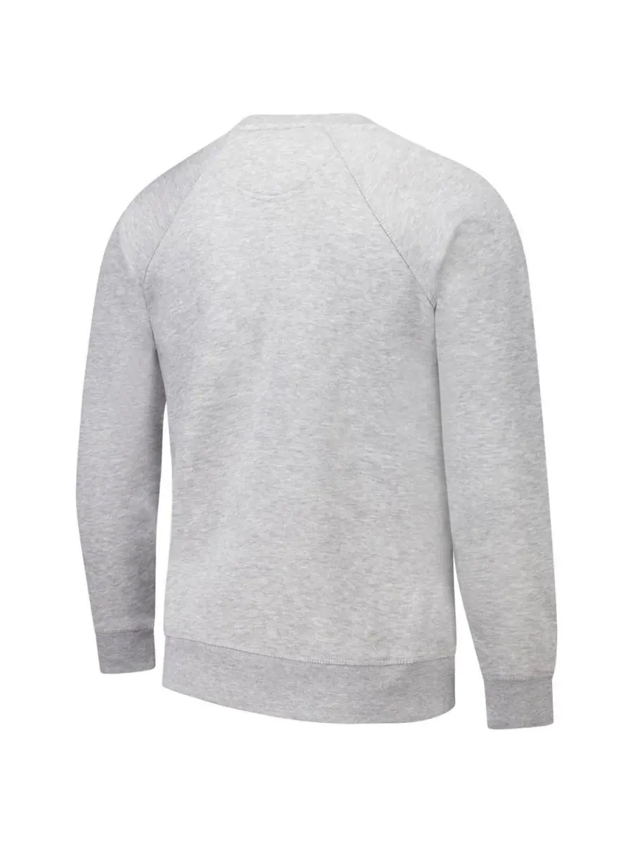 League Collegiate Wear Мужская толстовка-пуловер Heather Gray Kansas Jayhawks Tall Arch Essential — изображение 3 из 3, серый