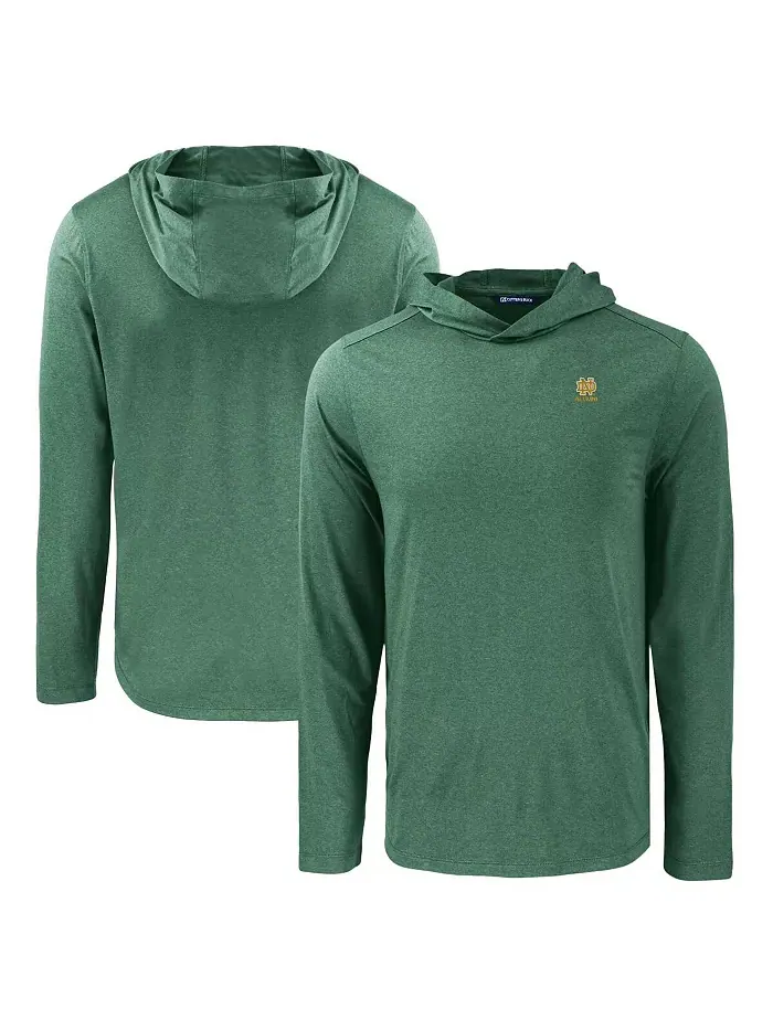 Мужская зеленая толстовка с длинным рукавом Notre Dame Fighting Irish Coastline Epic Comfort Eco