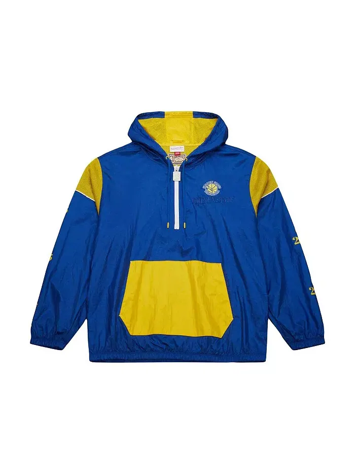 Мужская и женская ветровка Royal Golden State Warriors Hardwood Classics Team OG 3.0 с — изображение 2 из 5