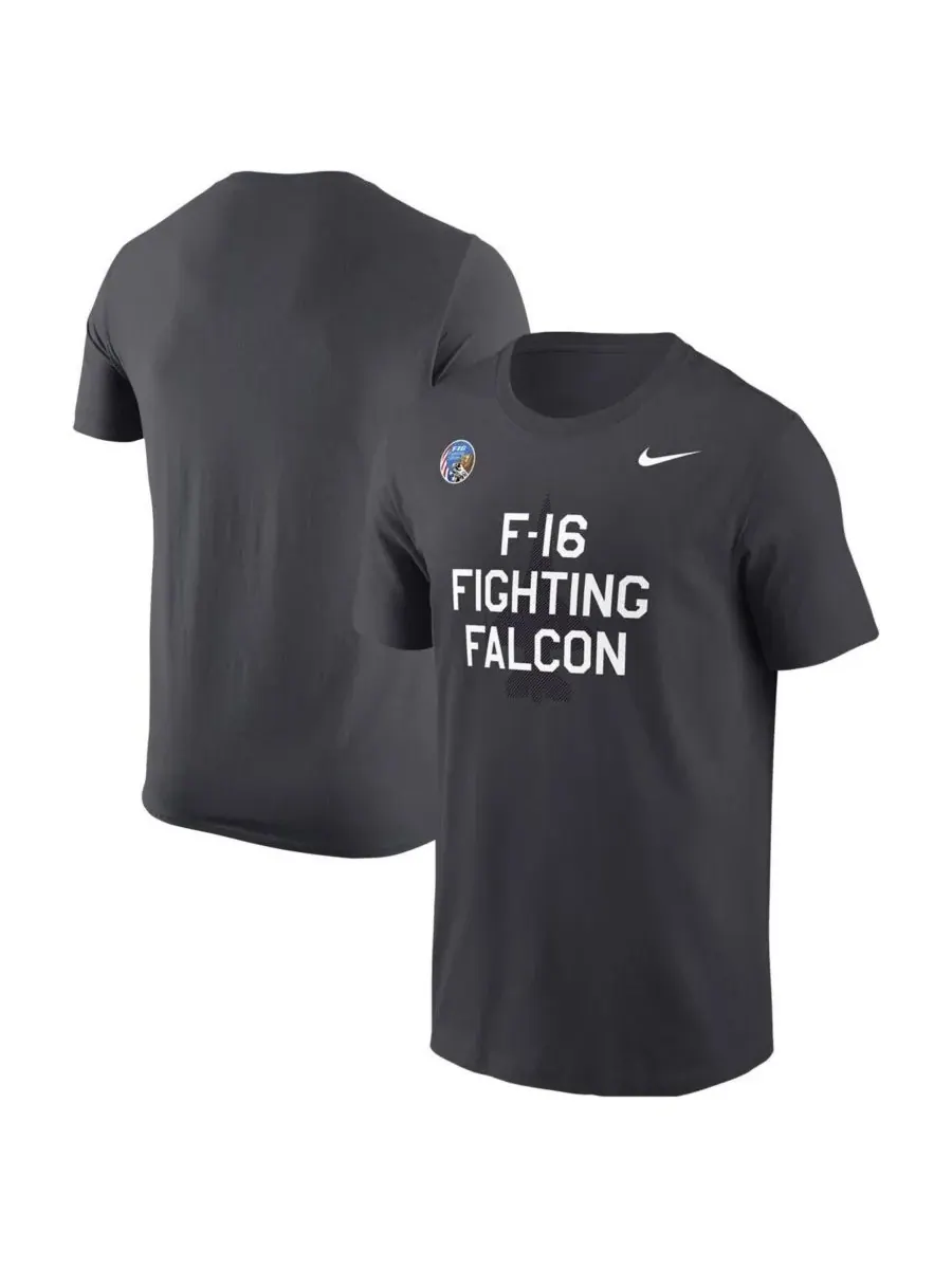 Nike Мужская футболка Air Force Falcons APLS Fighting Falcon Collection Rivalry цвета антрацит