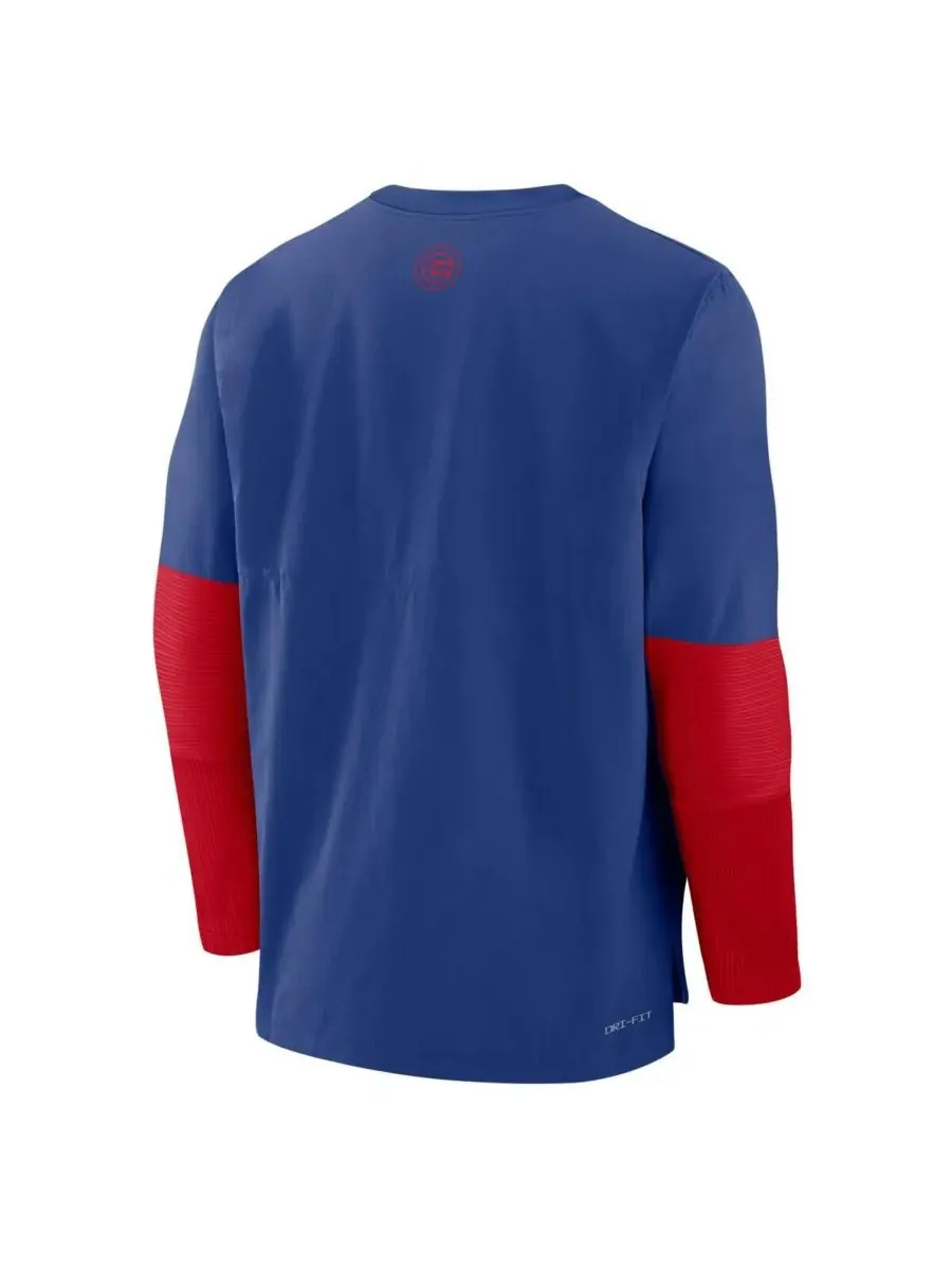 Nike Мужская толстовка-пуловер из легкой ткани Tri-Blend Performance с королевским красным цветом — изображение 2 из 3