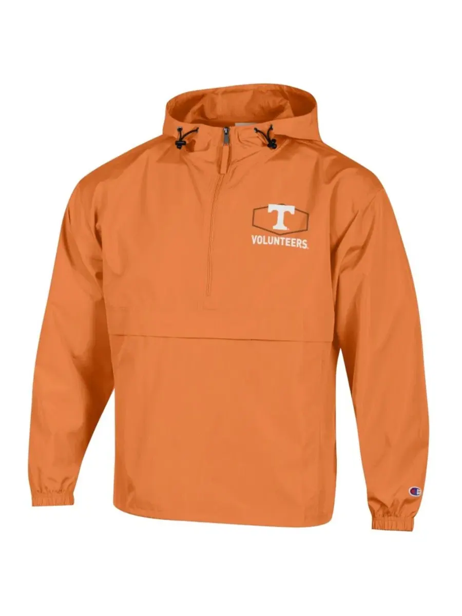 Куртка-полузамок с капюшоном, ветрозащитная, с принтом, Tennessee Delay Packable Half-Zip Hoodie — изображение 3 из 3