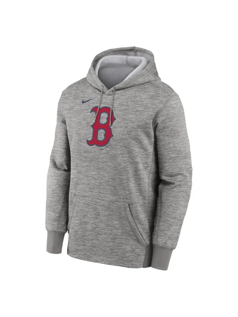 Худи Nike Therma с логотипом Boston Red Sox — изображение 2 из 3, серый