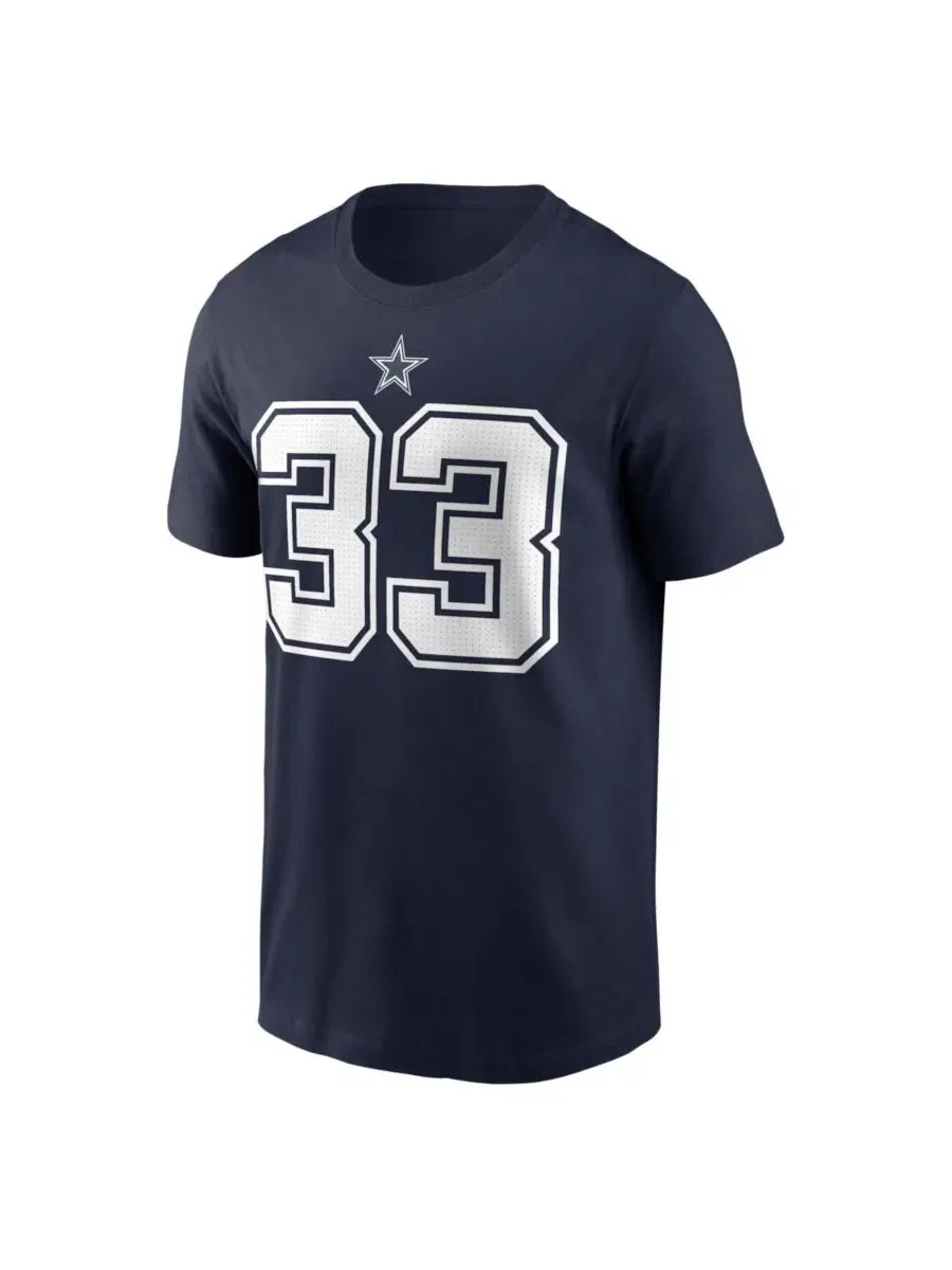 Футболка с длинным рукавом Javonte Williams Navy Dallas Cowboys Nike — изображение 2 из 3, темно-синий