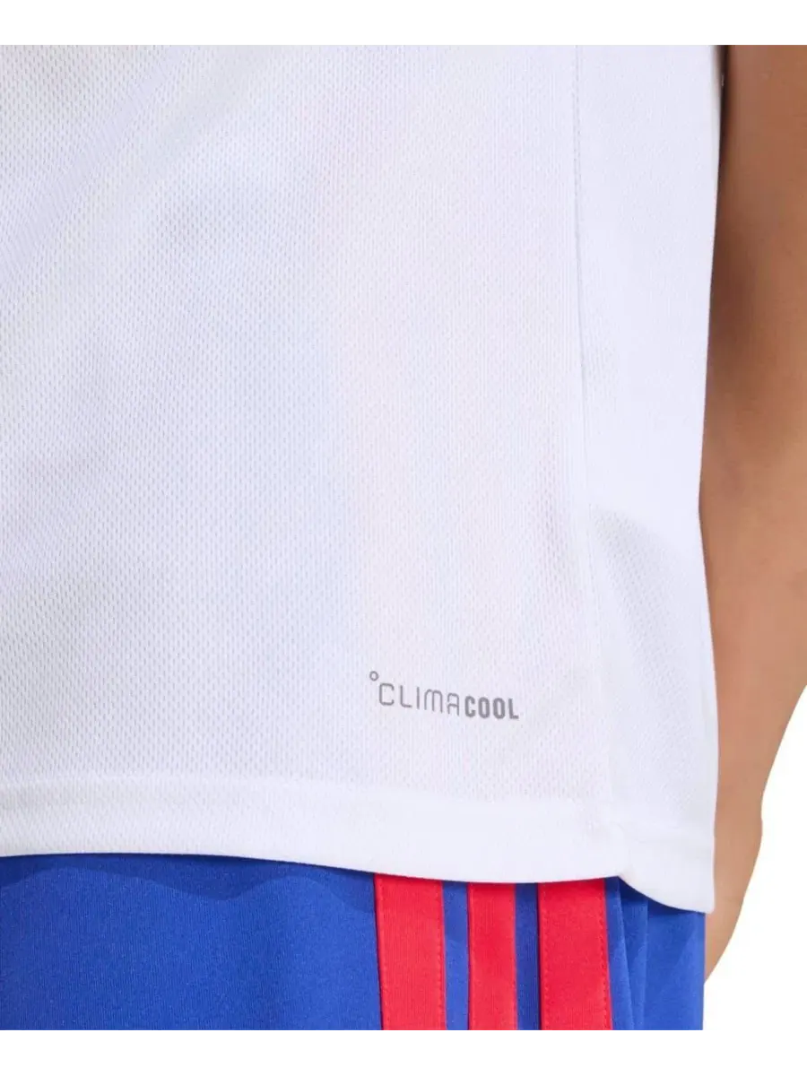 Футболка для болельщиков с длинным рукавом Olympique Lyonnais Home 2026/27 Replica Jersey adidas — изображение 5 из 7, белый