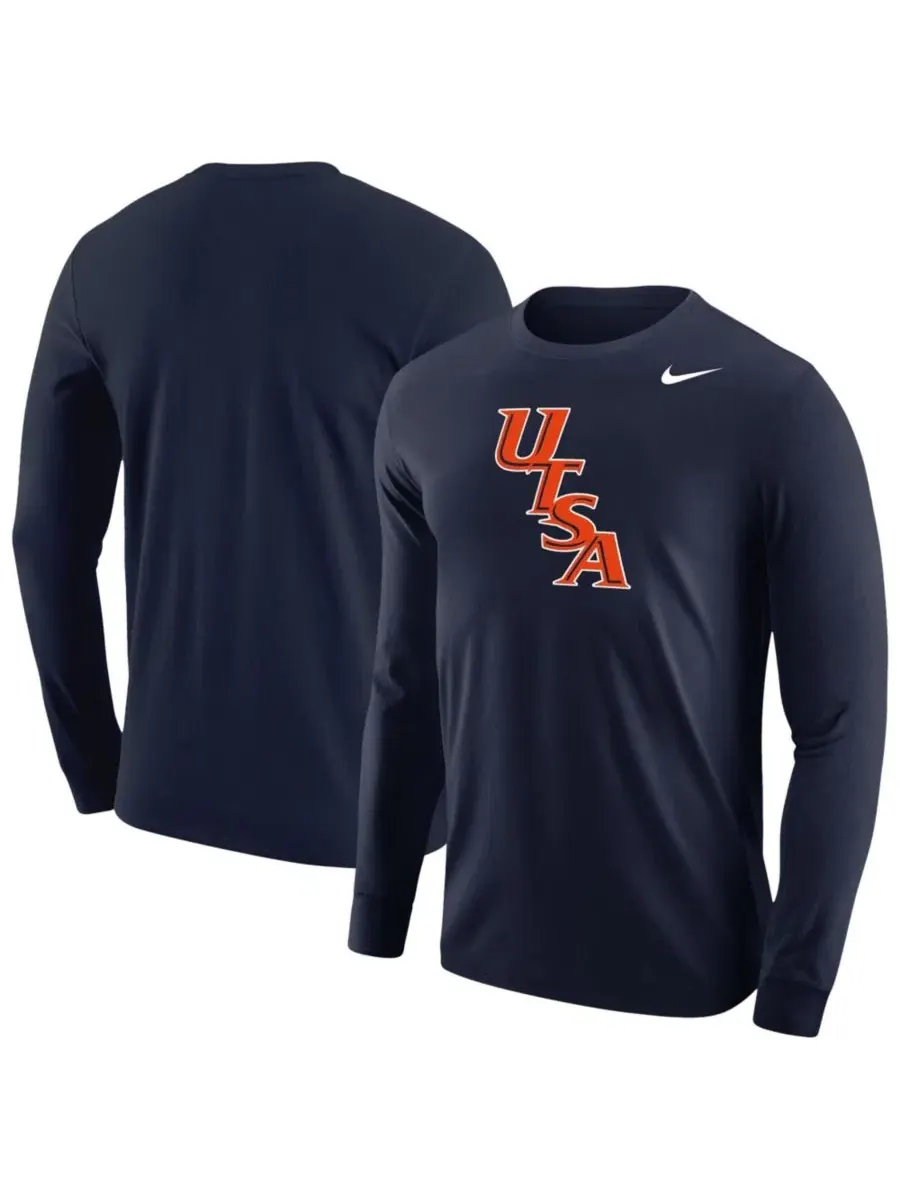 Футболка с длинным рукавом UTSA Roadrunners Diagonal Logo Nike