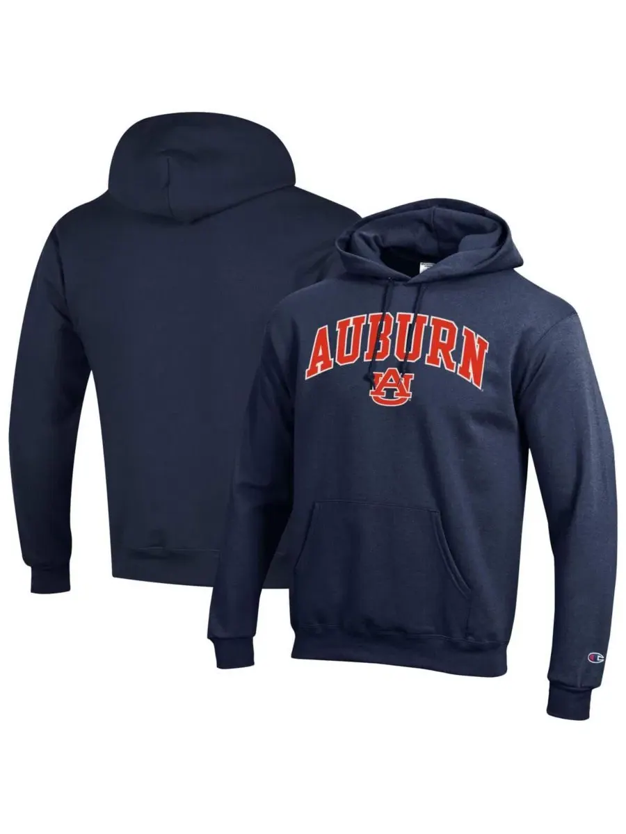 Толстовка-худи с капюшоном и флисовой подкладкой, Auburn Tigers Arched Logo Champion