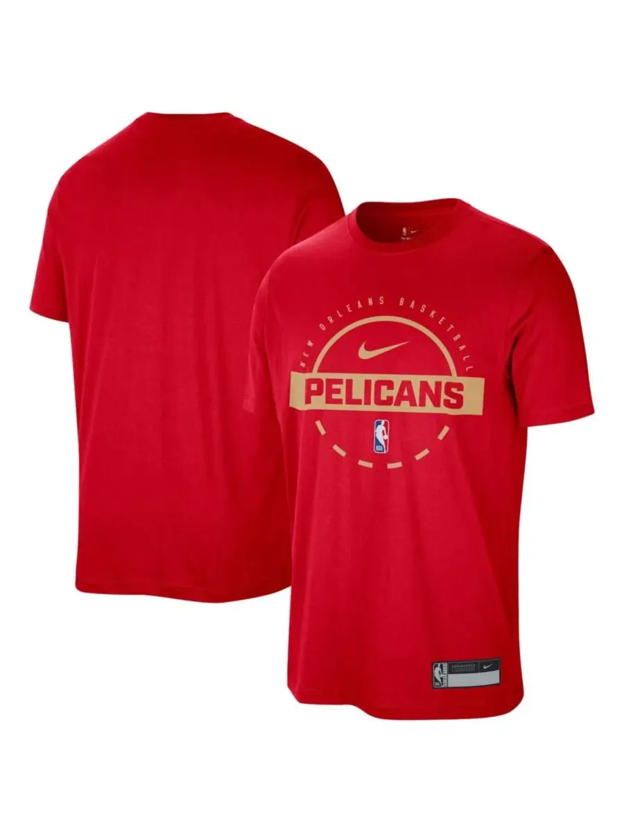 Футболка с принтом New Orleans Pelicans 2025/26 On-Court Flare Performance Practice Nike