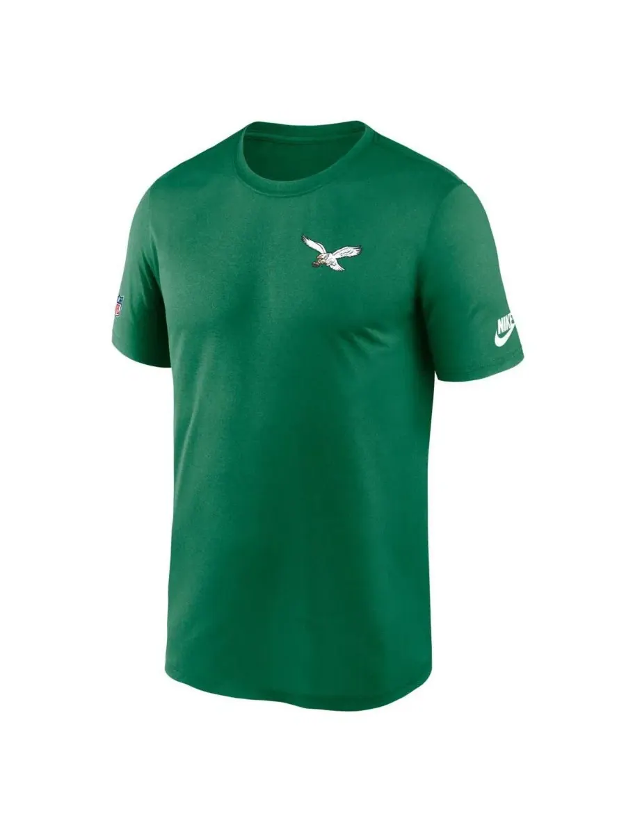 Футболка Nike Legend Performance с логотипом Philadelphia Eagles — изображение 2 из 3, зеленый