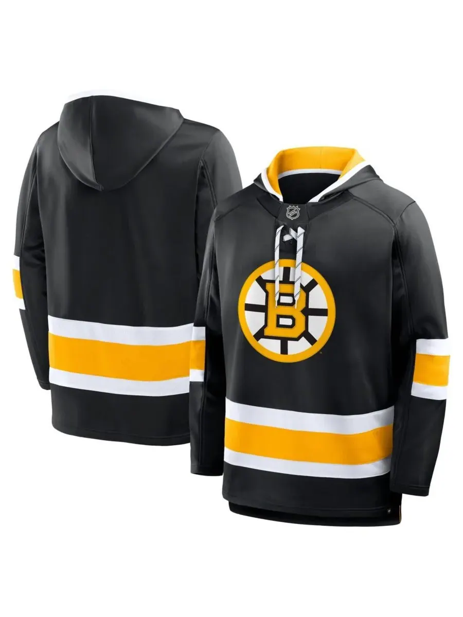 Fanatics Мужская черная флисовая толстовка Boston Bruins Prime Time