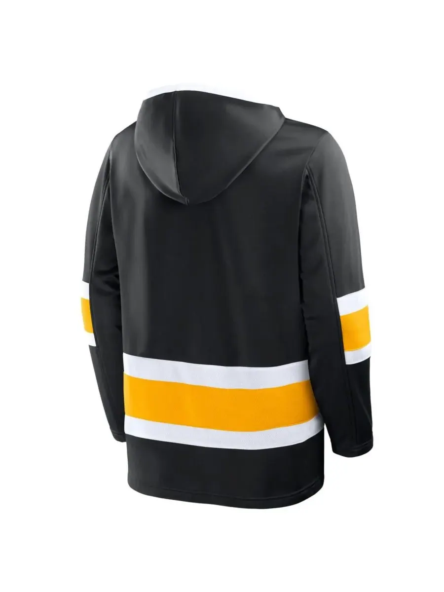 Fanatics Мужская черная флисовая толстовка Boston Bruins Prime Time — изображение 3 из 3, черный