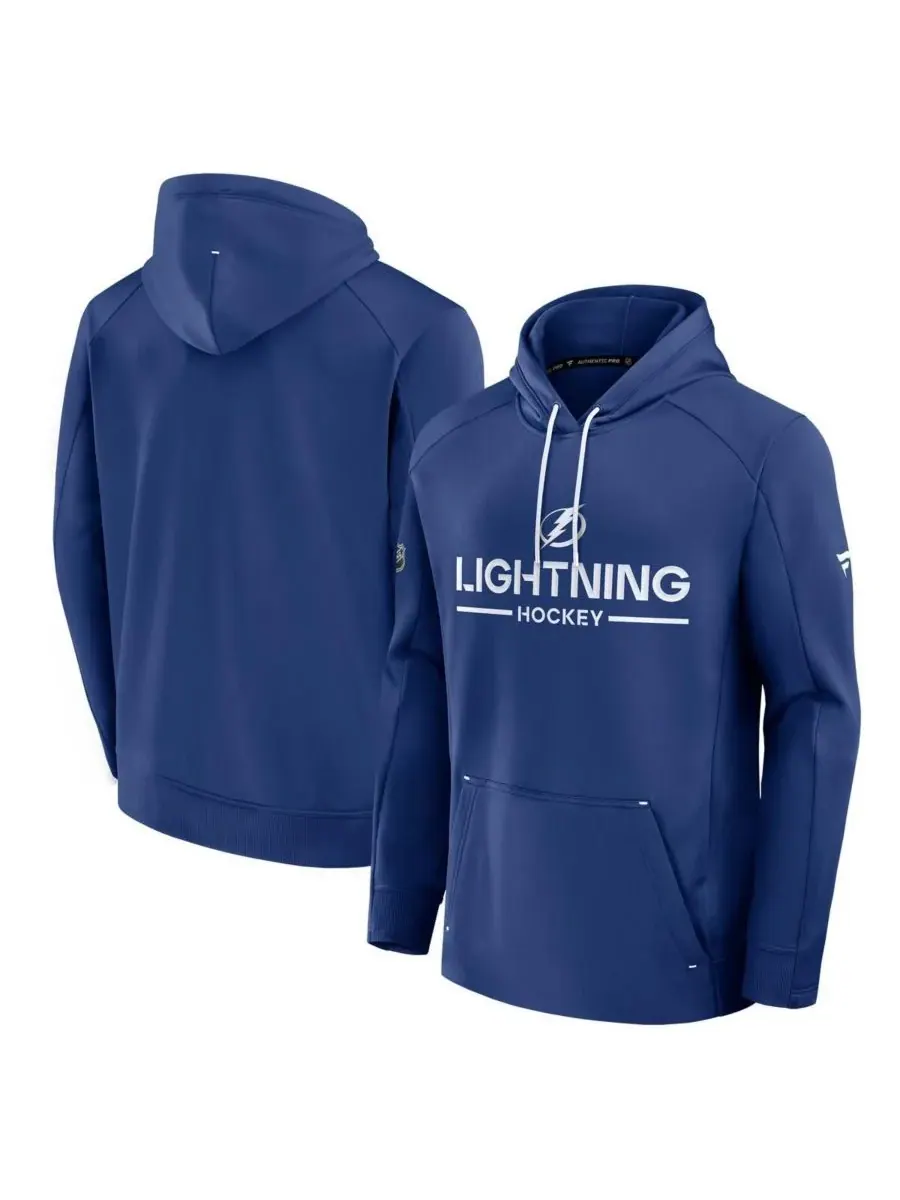 Fanatics Мужская синяя толстовка Tampa Bay Lightning Authentic Pro Rink