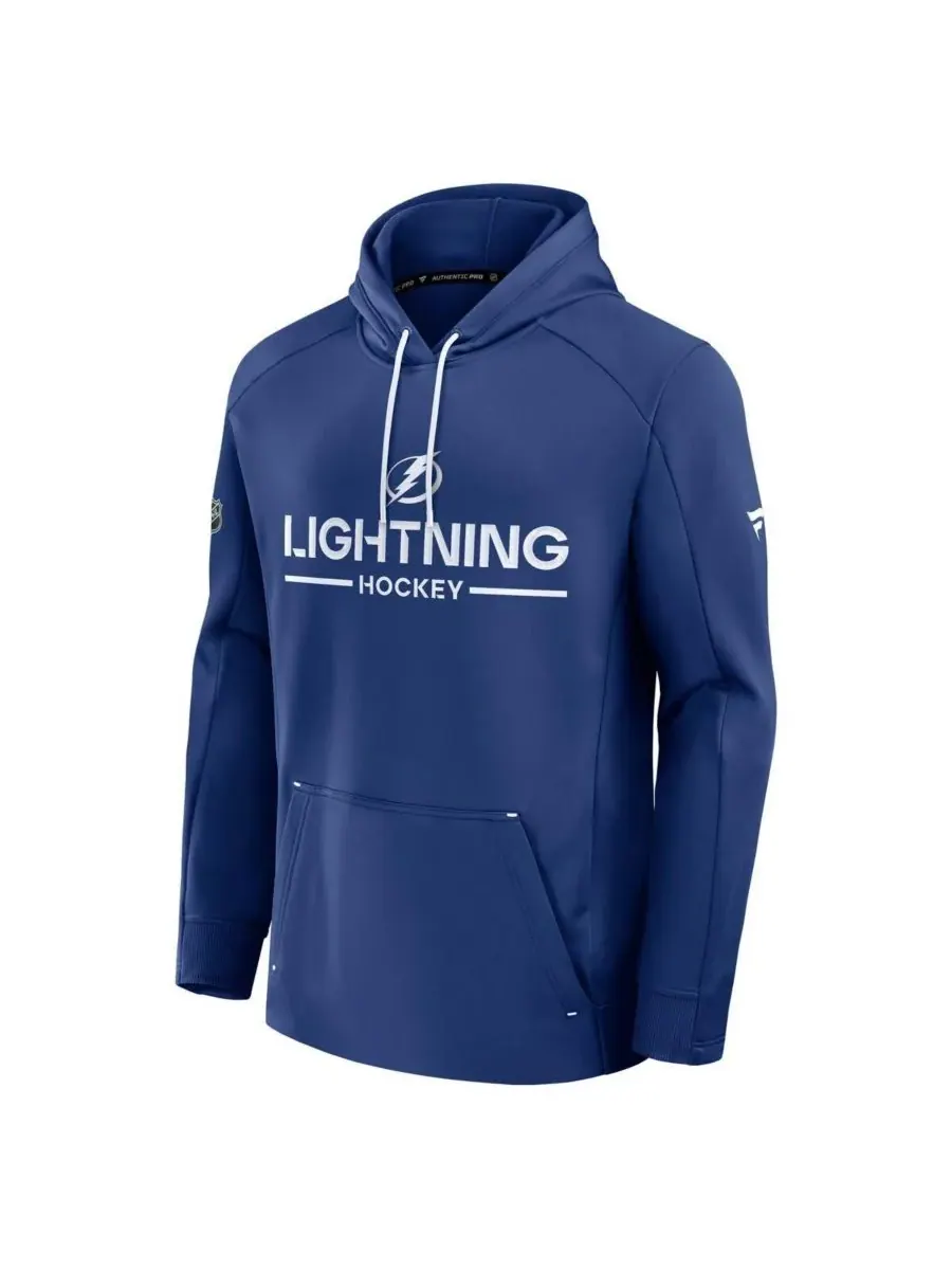 Fanatics Мужская синяя толстовка Tampa Bay Lightning Authentic Pro Rink — изображение 2 из 3, синий