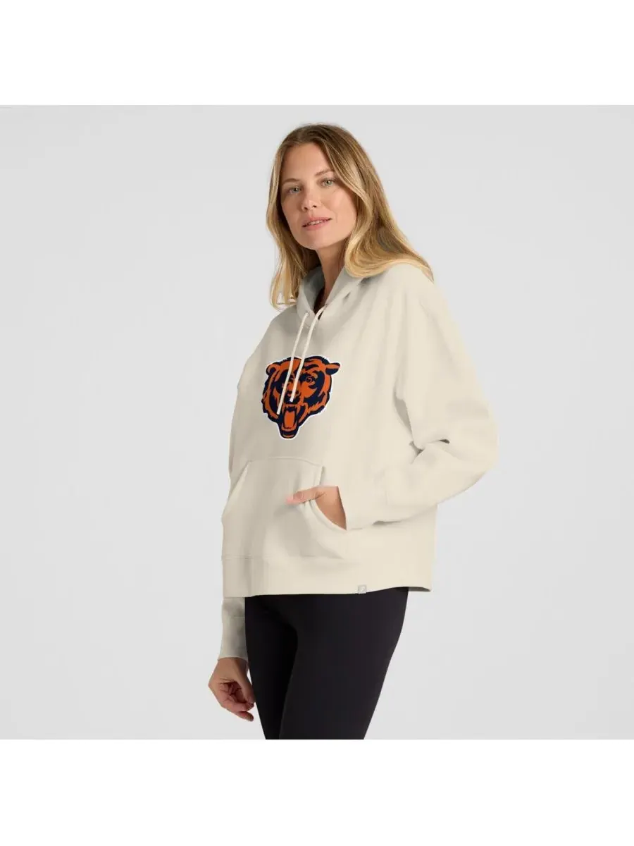 Fanatics Женская кремовая толстовка с капюшоном Chicago Bears Dove Legacy
