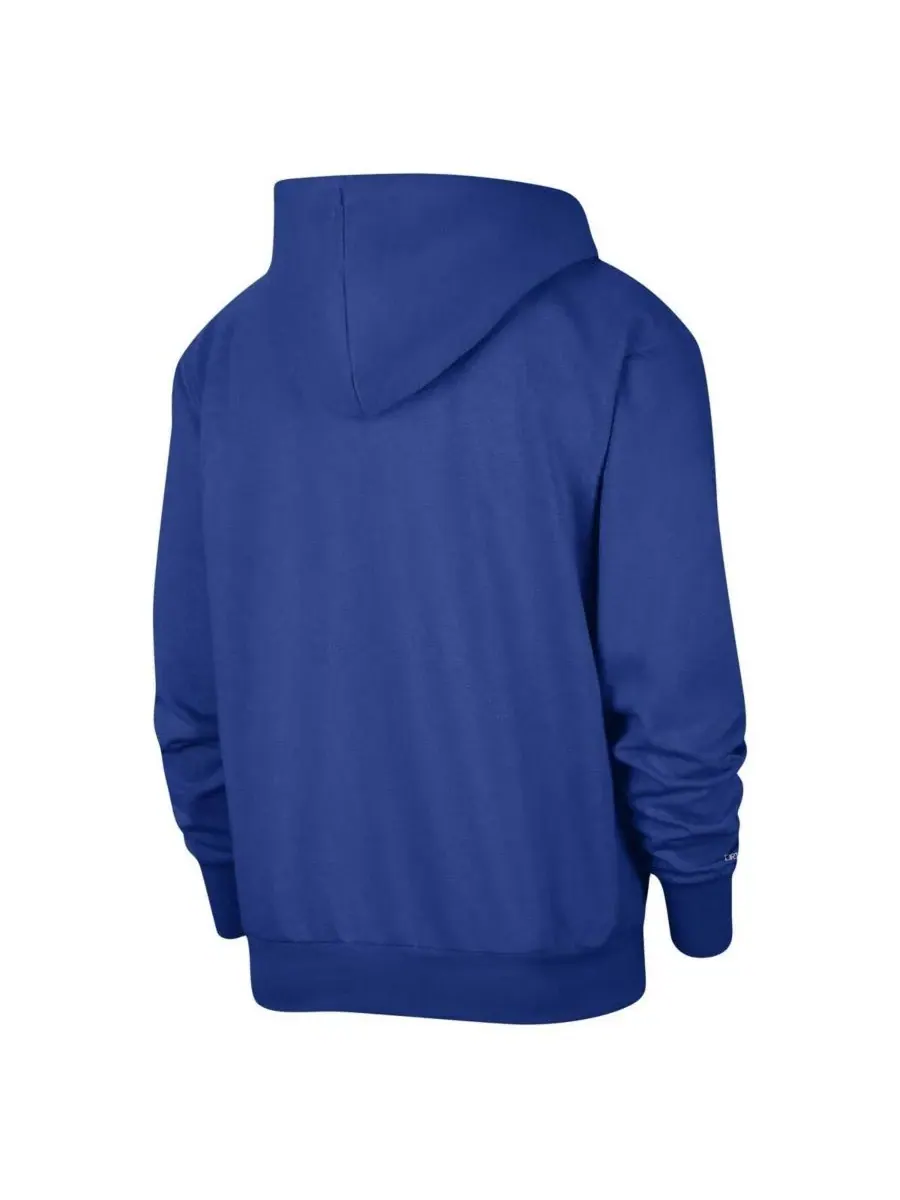 Мужская толстовка с капюшоном Royal Philadelphia 76ers Authentic Performance Pullover Hoodie Nike — изображение 2 из 3