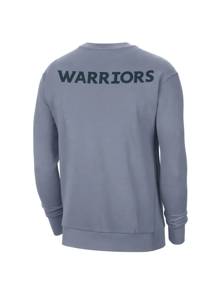 Jordan Мужская синяя толстовка Golden State Warriors Courtside Statement Edition из плотной ткани — изображение 3 из 3, синий