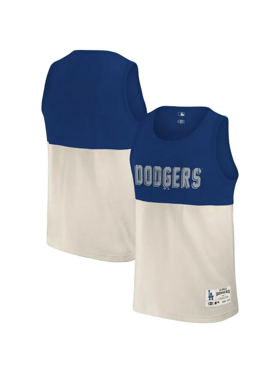 Мужская майка Darius Rucker Collection Royal Los Angeles Dodgers с цветными блоками Fanatics