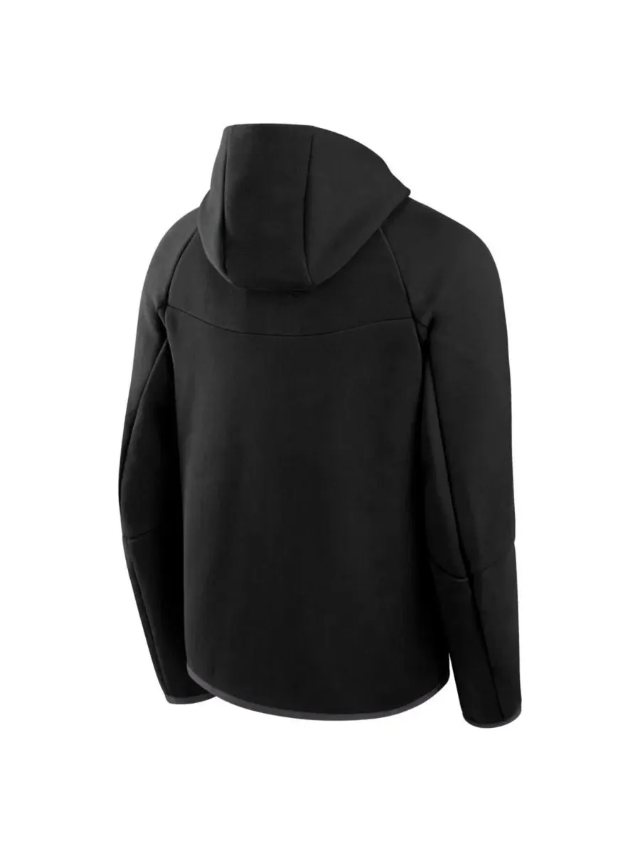 Мужская черная толстовка-ветровка на молнии New York Mets Tech Fleece Windrunner Nike — изображение 2 из 3, черный
