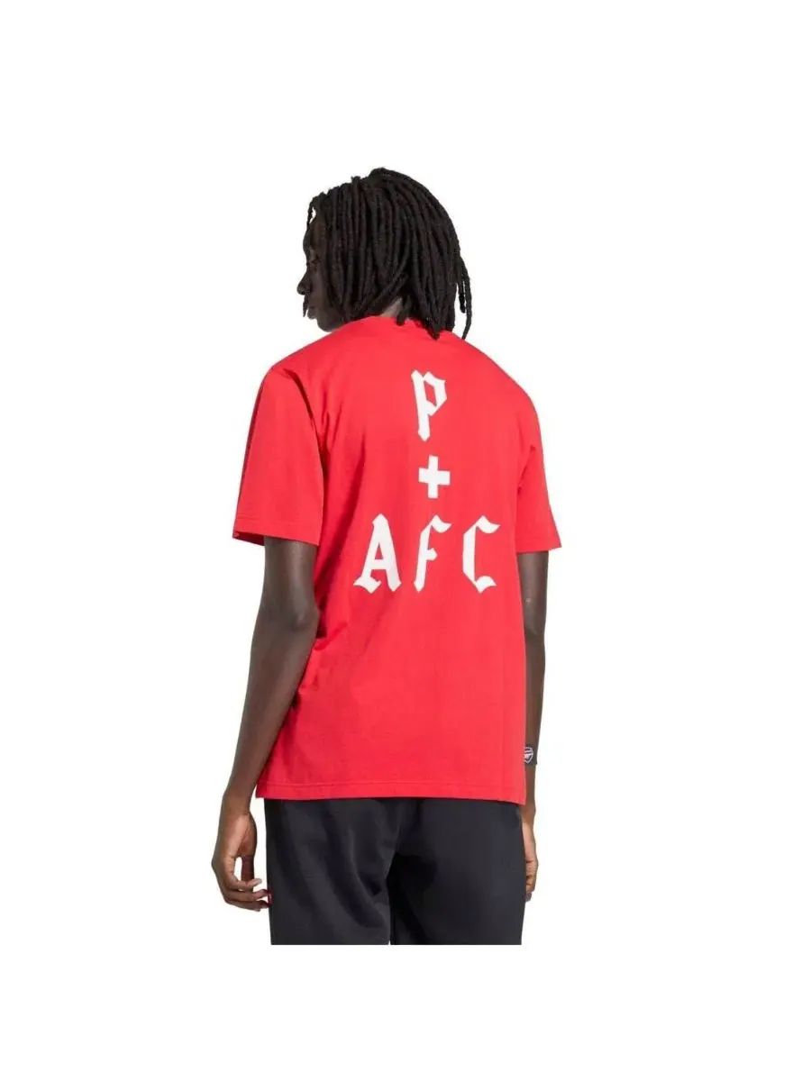Мужская красная футболка Arsenal x Places Faces Adidas — изображение 2 из 9, красный