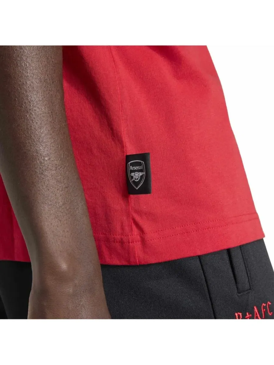 Мужская красная футболка Arsenal x Places Faces Adidas — изображение 5 из 9, красный