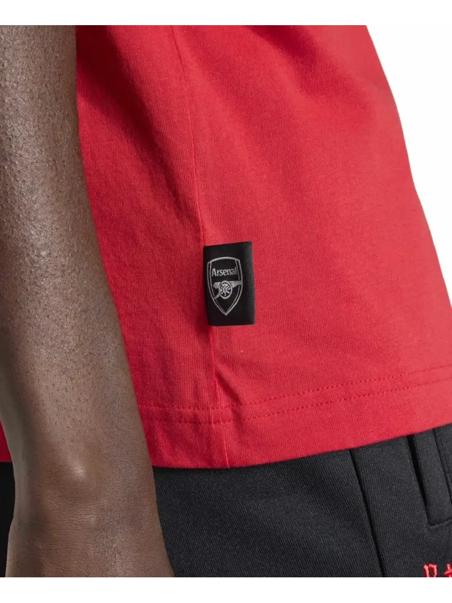 Мужская красная футболка Arsenal x Places Faces Adidas — изображение 8 из 9, красный