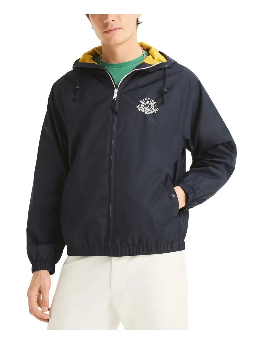 Мужская нейлоновая куртка с эмблемой Crest Nautica