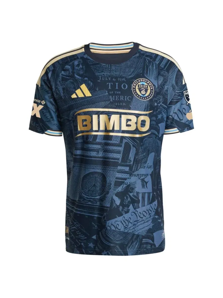 Футболка с длинным рукавом Philadelphia Union 1776 Kit adidas — изображение 2 из 3, темно-синий