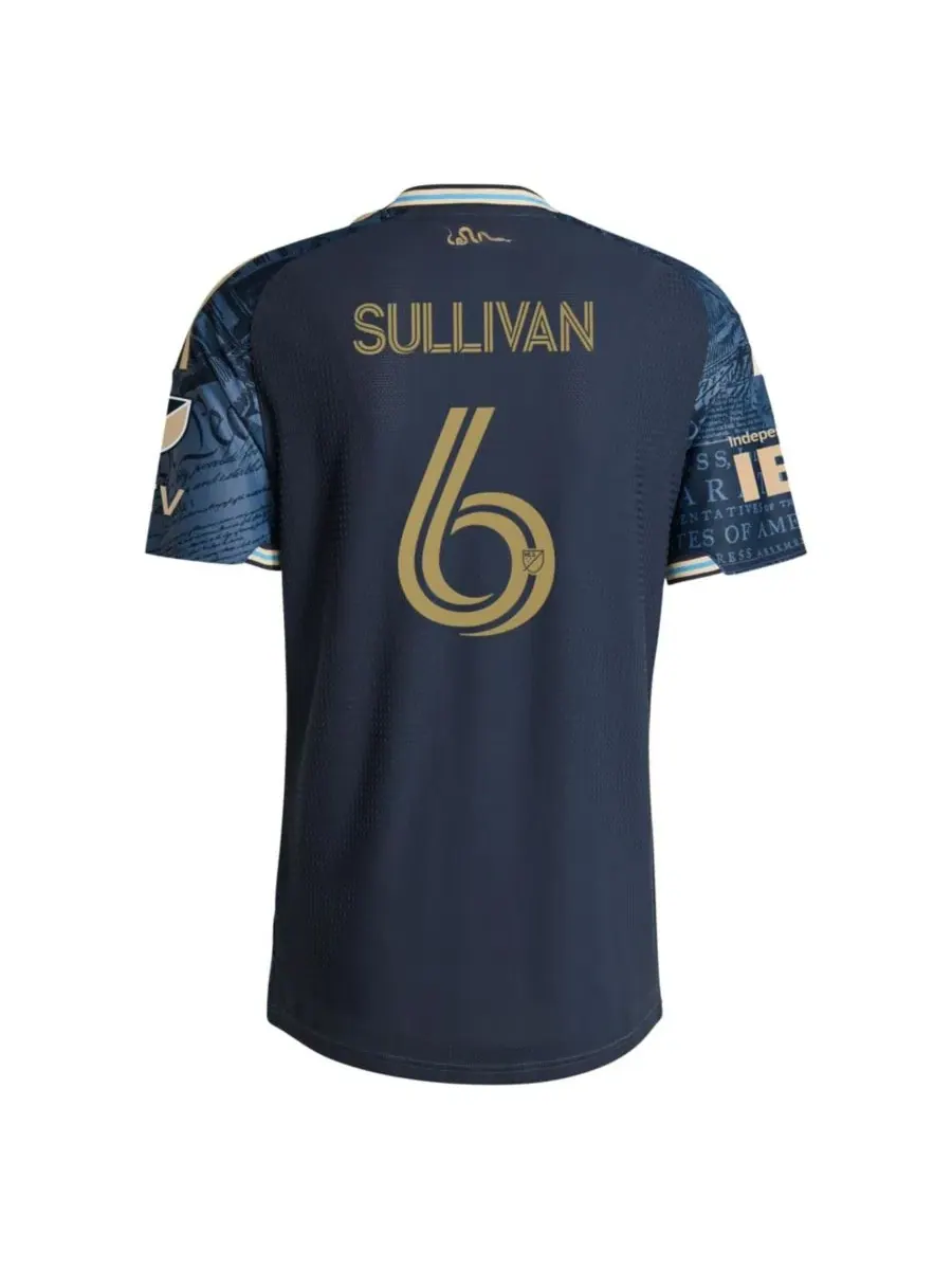 Футболка с длинным рукавом Philadelphia Union 1776 Kit adidas — изображение 3 из 3, темно-синий
