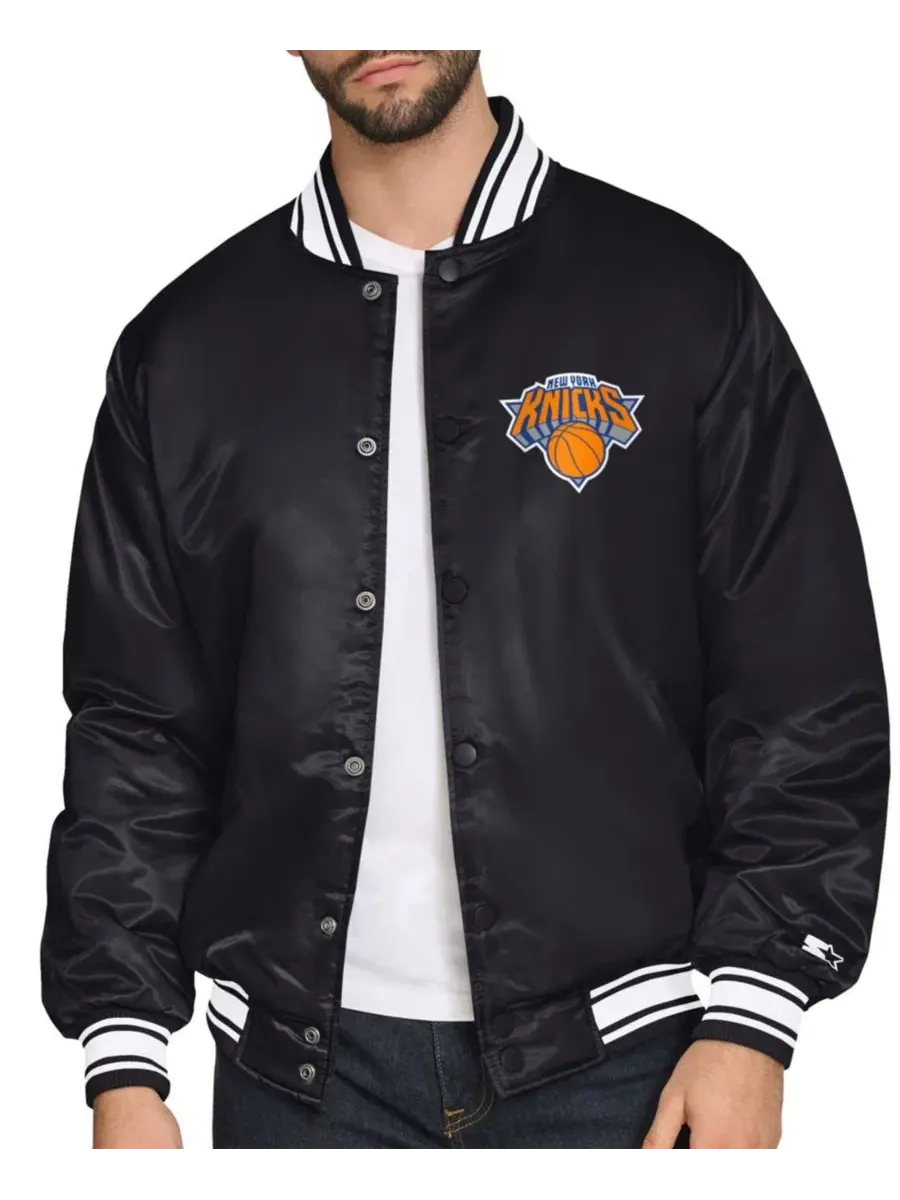 Ветровка-бомбер с принтом New York Knicks Starter