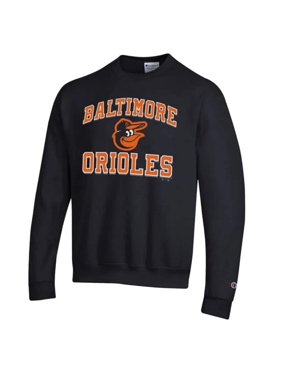Свитшот с логотипом Baltimore Orioles Heart Soul Power Champion — изображение 2 из 3, черный
